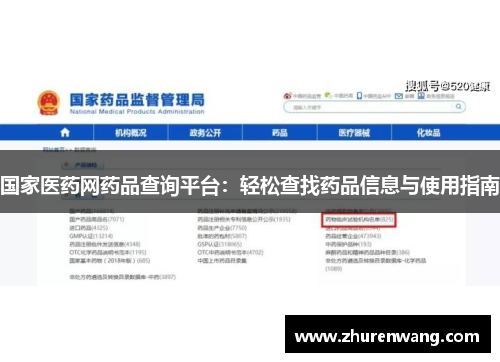 国家医药网药品查询平台：轻松查找药品信息与使用指南